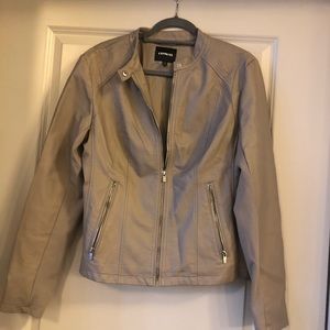 Express faux leather jacket